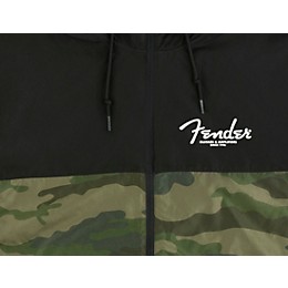 Fender Camo and Black Windbreaker XX Large Camouflage