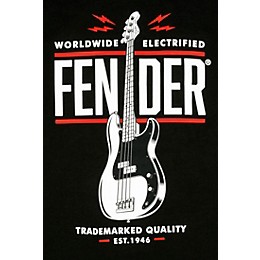 Fender P Bass T-Shirt Medium Black