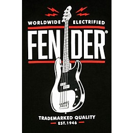 Fender P Bass T-Shirt X Large Black