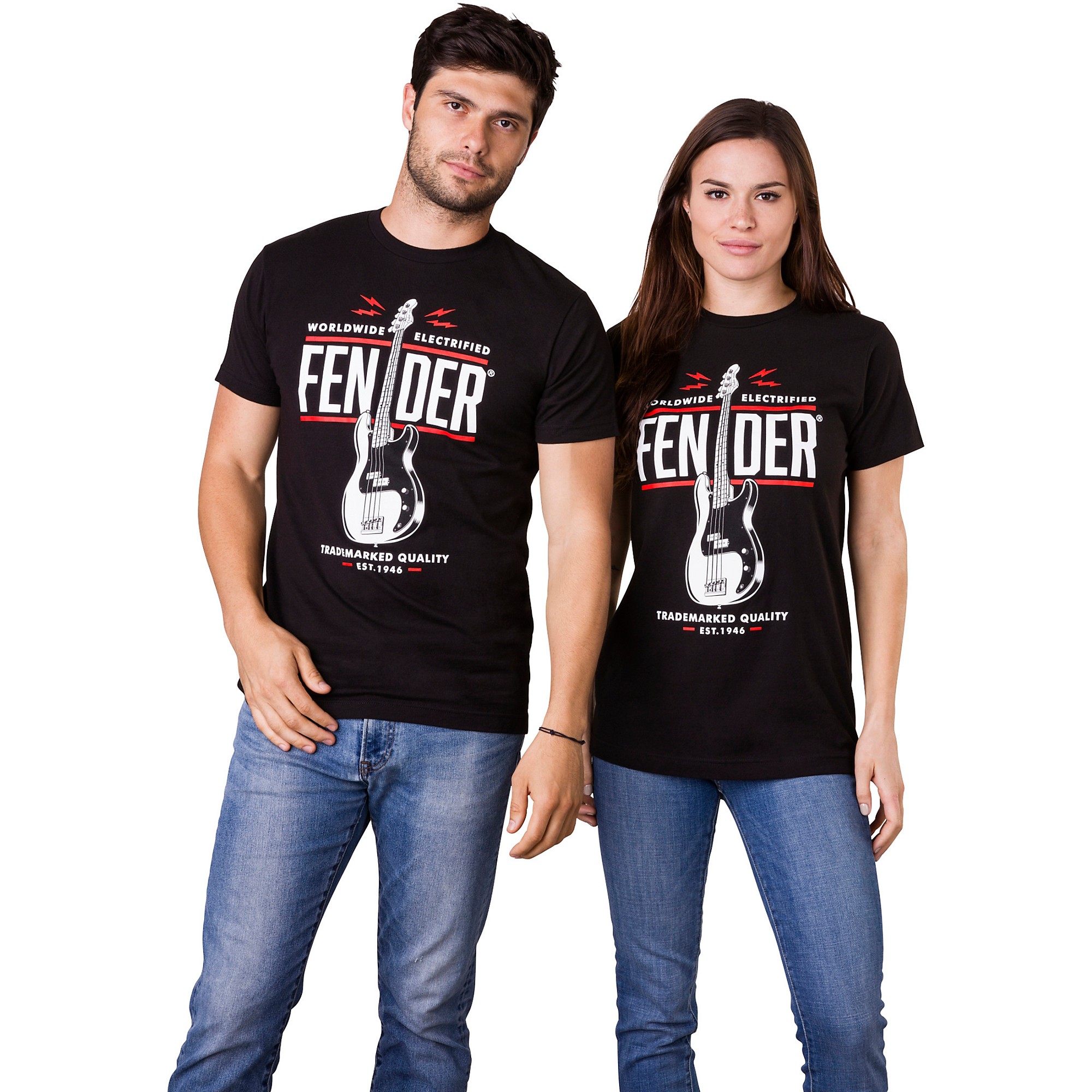 Fender P Bass T-Shirt X Large Black | Guitar Center