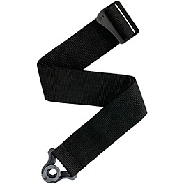 D'Addario Auto Lock Polypro Guitar Strap - Black Black 2 in.