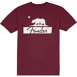 Fender Burgundy Bear Unisex T-Shirt X Large Burgundy Fender Burgundy Bear Unisex T-Shirt XX Large Burgundy