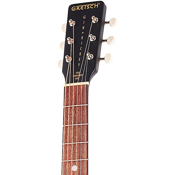 Gretsch Guitars G9520E Gin Rickey Acoustic-Electric Guitar Black