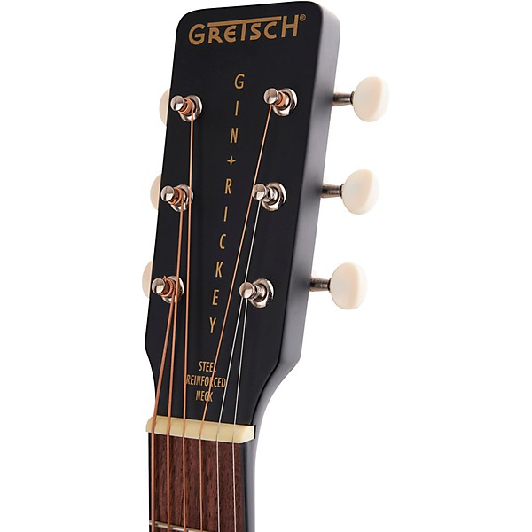 Gretsch Guitars G9520E Gin Rickey Acoustic-Electric Guitar Black