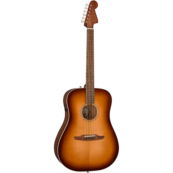 Fender California Redondo Spruce-Mahogany Acoustic-Electric Guitar Aged Cognac Burst