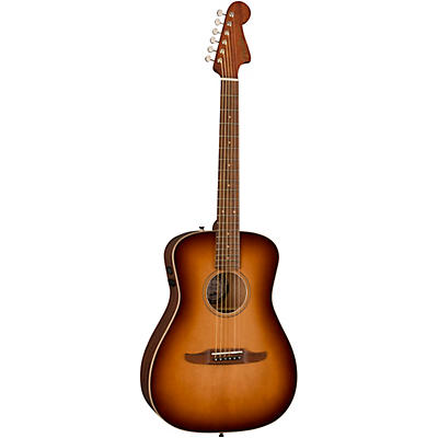 Fender California Malibu Classic Pau Ferro Fingerboard Acoustic-Electric Guitar Aged Cognac Burst for sale