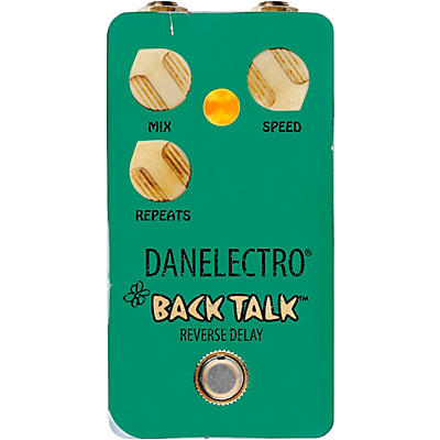 Danelectro Back Talk Reverse Delay Pedal Green for sale