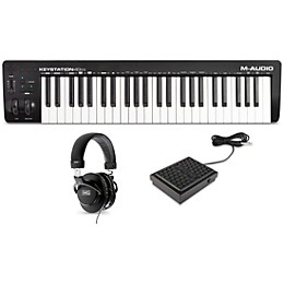 M-Audio Keystation 49es MK3 Controller With Sustain Pedal and Headphones