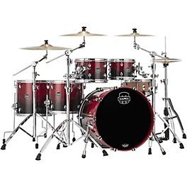 Mapex Saturn Studioease 5-Piece Shell Pack With... Mapex Saturn Studioease 5-Piece Shell Pack With 22" Bass Drum Scarlet Fade