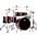 Mapex Saturn Studioease 5-Piece Shell Pack With... Mapex Saturn Studioease 5-Piece Shell Pack With 22" Bass Drum Scarlet Fade