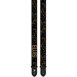 Perri's 2" Polyester Guitar Strap - Elvis Presley Elvis Presley Doodles 39 to 58 in.