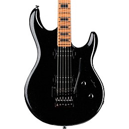 Ernie Ball Music Man Luke 3 Floyd HH BFR Electric Guitar Classic Black Sparkle