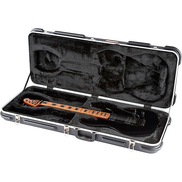 Ernie Ball Music Man Luke 3 Floyd HH BFR Electric Guitar Classic Black Sparkle