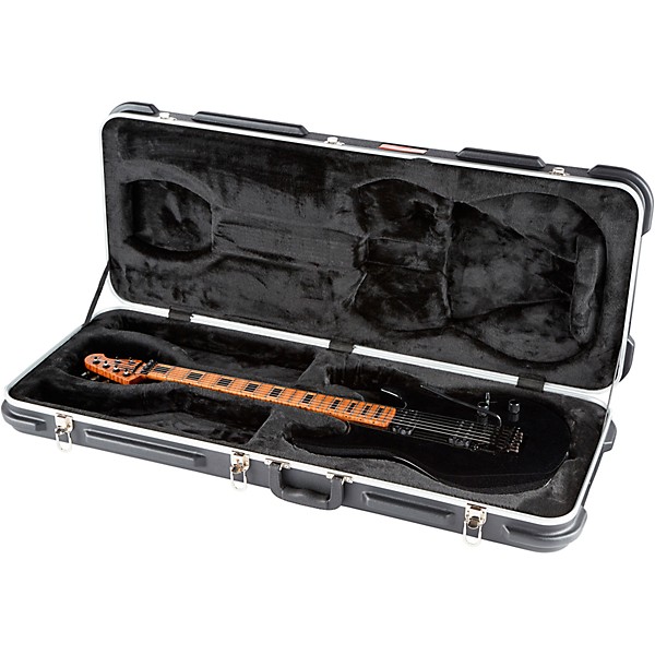 Ernie Ball Music Man Luke 3 Floyd HH BFR Electric Guitar Classic Black Sparkle