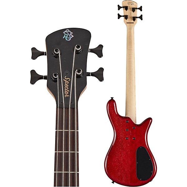 Spector Bantam 4 Short-Scale Left-Handed Bass With EMG Pickups Black Cherry