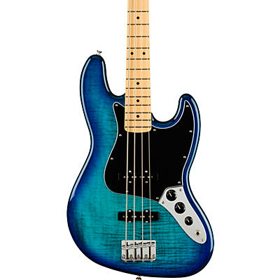 Fender Player Jazz Bass Plus Top Limited-Edition Bass Guitar Blue Burst for sale