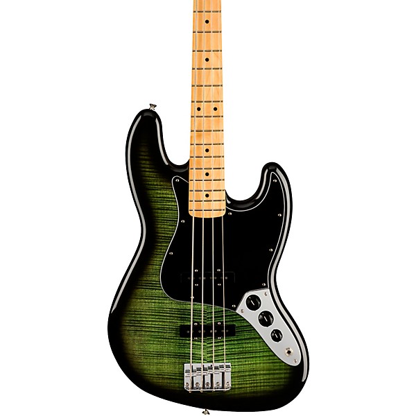 Fender Player Jazz Bass Plus Top Limited-Edition Bass Guitar Green 
