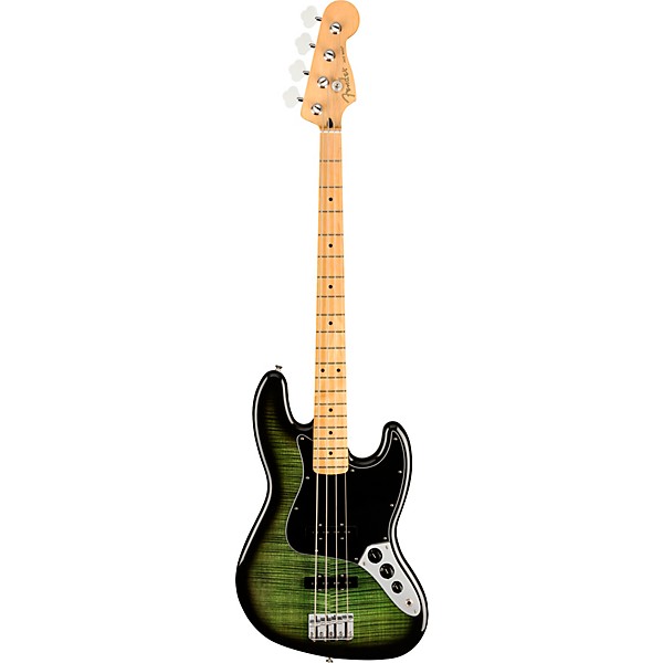 Fender Player Jazz Bass Plus Top Limited-Edition Bass Guitar Green Burst
