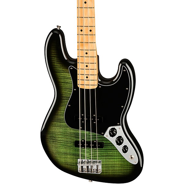 Fender Player Jazz Bass Plus Top Limited-Edition Bass Guitar Green Burst