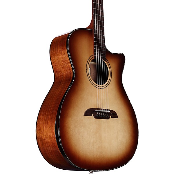 Clearance Alvarez MGA70WCEAR Masterworks Grand Auditorium Acoustic-Electric Guitar Shadow Burst