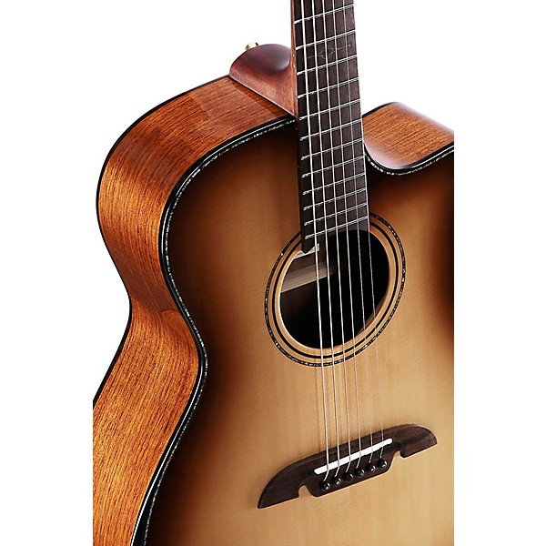 Clearance Alvarez MGA70WCEAR Masterworks Grand Auditorium Acoustic-Electric Guitar Shadow Burst