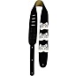 Perri's 2.5" Black Suede Guitar Strap - Cats Cats 41 to 56 in. thumbnail