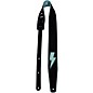 Perri's 2.5" Suede with Mini Bolt Guitar Strap - Black/Teal Black/Teal 41 to 56 in. thumbnail