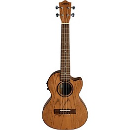 Lanikai Oak Acoustic-Electric Tenor Ukulele With Cutaway Natural