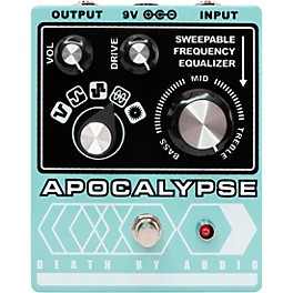 Death By Audio Apocalypse Fuzz Effects Pedal Pale Green