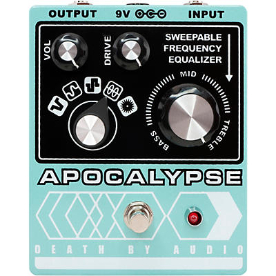 Death By Audio Apocalypse Fuzz Effects Pedal Pale Green for sale