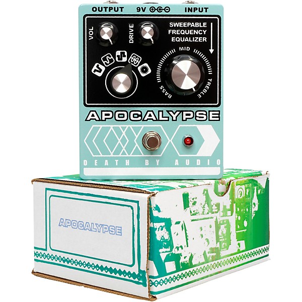 Death By Audio Apocalypse Fuzz Effects Pedal Pale Green