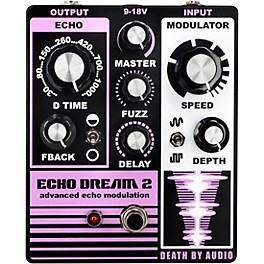 Death By Audio Echo Dream 2 Delay Effects Pedal Purple