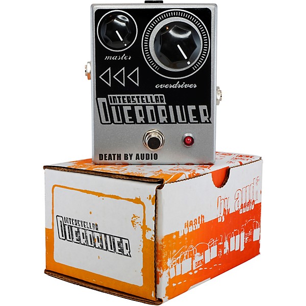 Death By Audio Interstellar Overdriver True Amp-Like Overdrive Pedal Silver