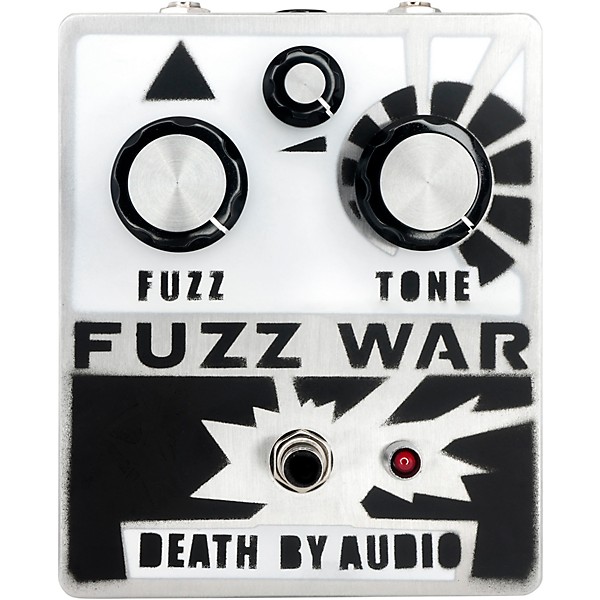 Death By Audio Fuzz War Effects Pedal Silver