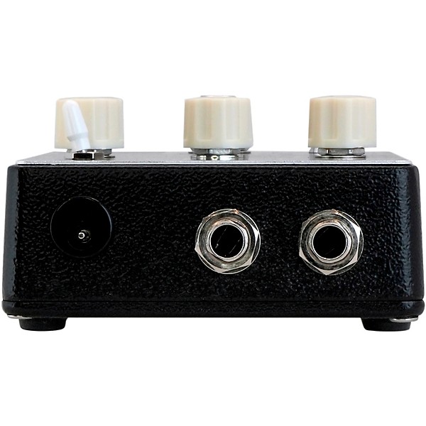 Death By Audio Reverberation Machine Reverb Effects Pedal Silver on Black