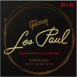 Gibson Les Paul Premium Electric Guitar Strings .010-.046... Gibson Les Paul Premium Electric Guitar Strings .009-.046 Hybrid