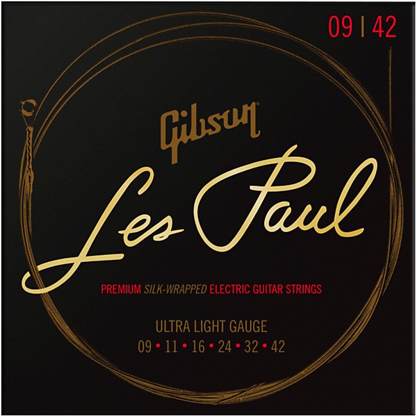 Gibson Les Paul Premium Electric Guitar Strings .009-.042 Light