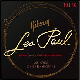 Gibson Les Paul Premium Electric Guitar Strings .010-.046... Gibson Les Paul Premium Electric Guitar Strings .010-.046 Custom