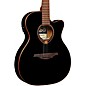 Lag Guitars Tramontane T118ASCE-BLK Auditorium Slim Cutaway Acoustic-Electric Guitar Black thumbnail