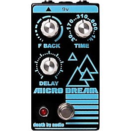 Death By Audio Micro Dream Lofi Delay Effects Pedal Black