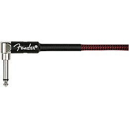 Fender Professional Series Straight to Angled Coil Cable 30 ft. Red Tweed