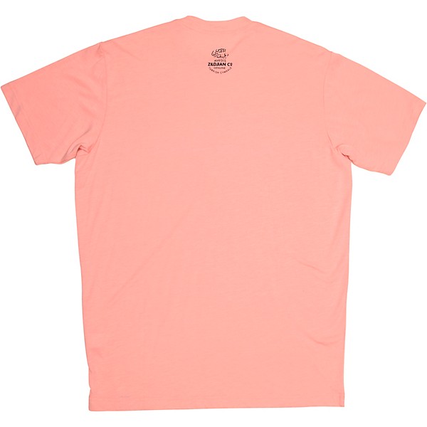 Zildjian Mens Classic Logo Tee Shirt Small Pink