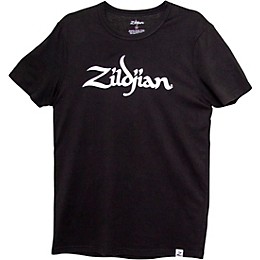 Zildjian Mens Classic Logo Tee Shirt Medium Black