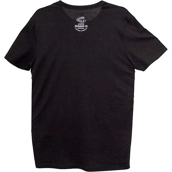 Zildjian Mens Classic Logo Tee Shirt Medium Black