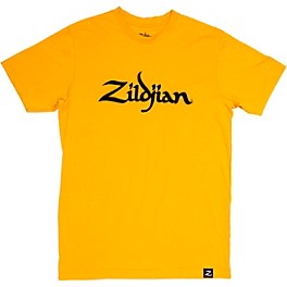 Zildjian Mens Classic Logo Tee Shirt Medium Black Zildjian Mens Classic Logo Tee Shirt Medium Gold