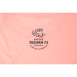 Zildjian Mens Classic Logo Tee Shirt Large Pink