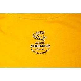 Zildjian Mens Classic Logo Tee Shirt X Large Gold