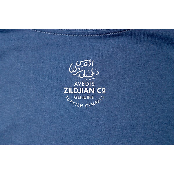 Zildjian Mens Classic Logo Tee Shirt X Large Blue