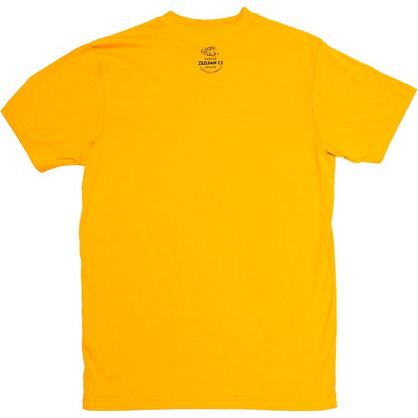Zildjian Mens Classic Logo Tee Shirt XX Large Gold
