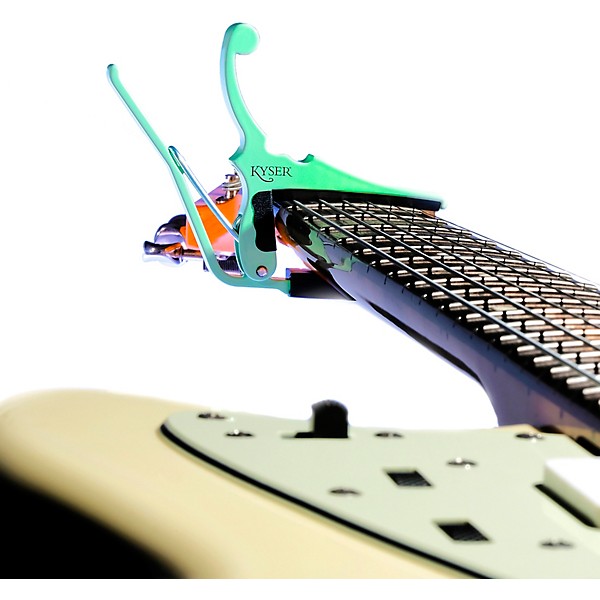 Kyser Quick-Change Capo for Electric Guitars Green